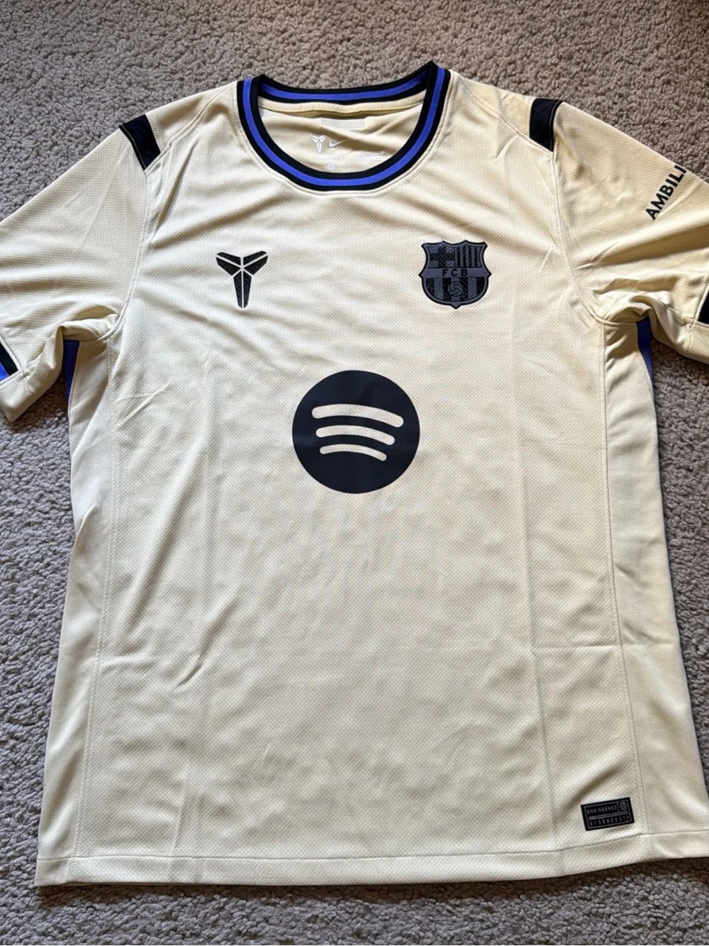 FC Barcelona Kobe Bryant Away Jersey